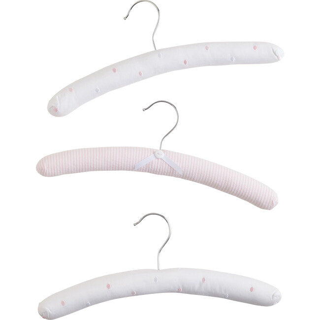 Polka Dot Hangers, Pink