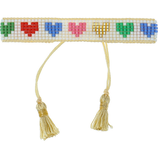 Rainbow Hearts Bracelet
