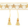 White with Gold Stars Bracelet - Bracelets - 2