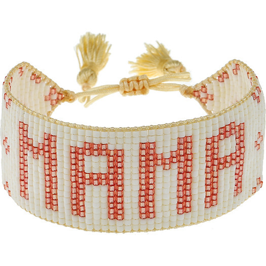 White & Pink Flower MAMA Bracelet - Bracelets - 2