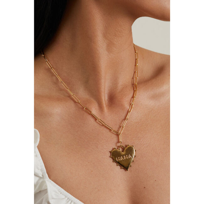 18" Radiant Heart MAMA Necklace - Necklaces - 3