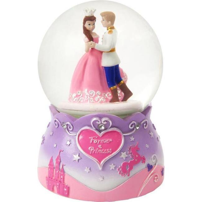 Princess Large Rotating Snow Globe, Lilac - Accents - 1
