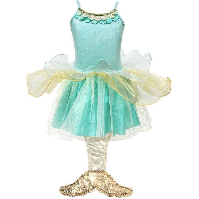Mermaid Princess Dress, Mint - Costumes - 1