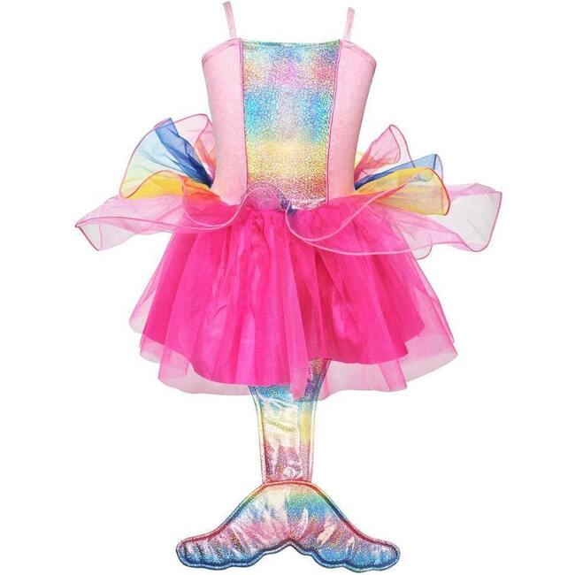 Mermaid Princess Dress, Multi Pink