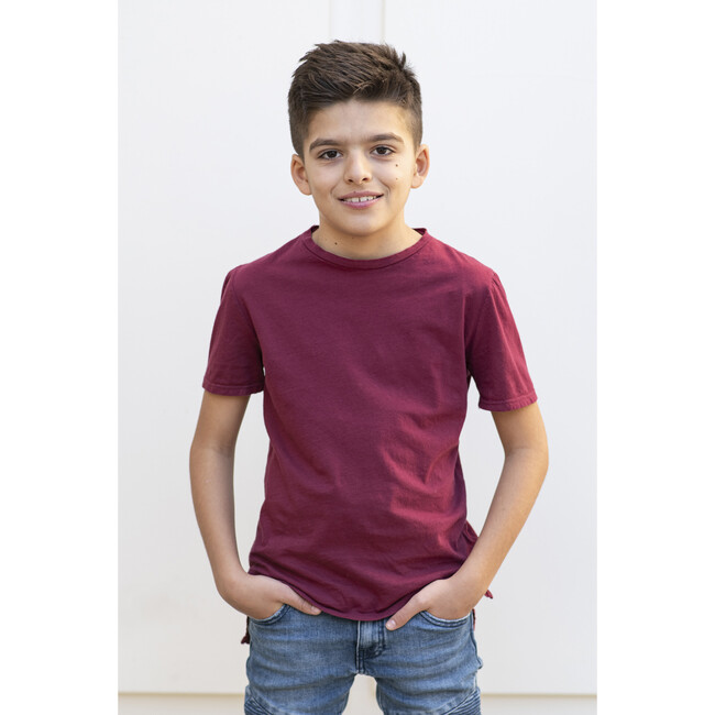 Sawyer Short Sleeve Maroon - Tees - 2