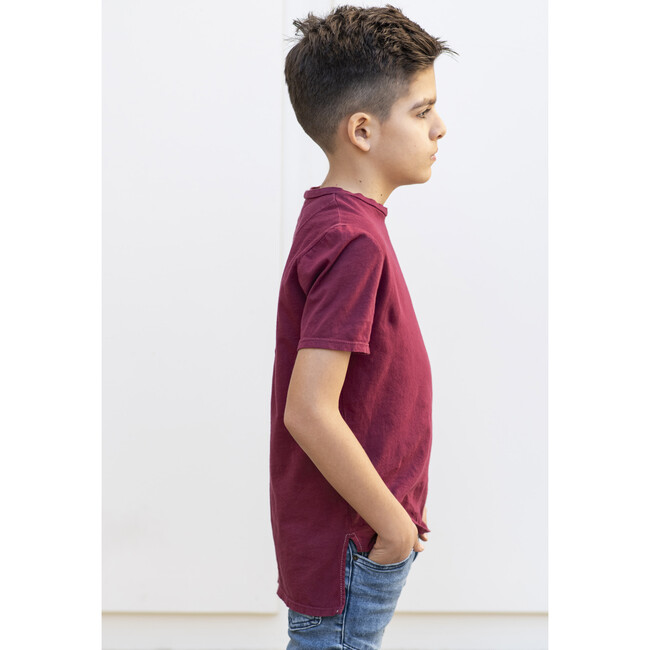 Sawyer Short Sleeve Maroon - Tees - 3