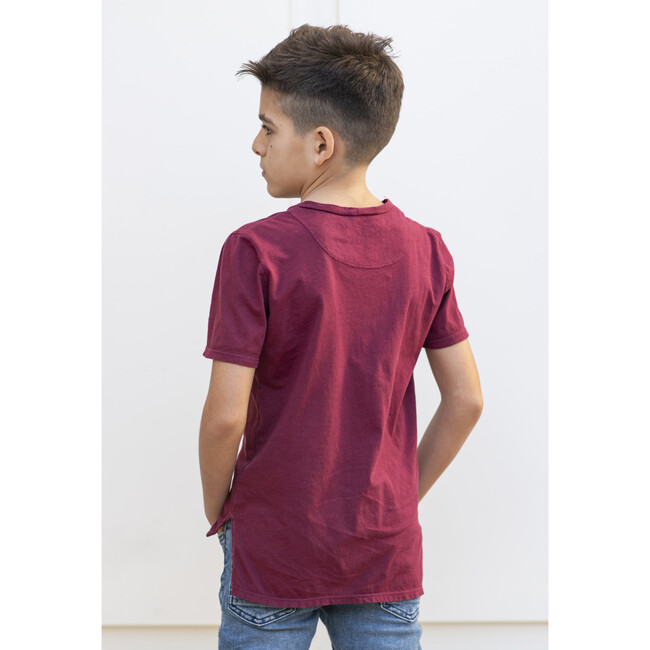 Sawyer Short Sleeve Maroon - Tees - 4