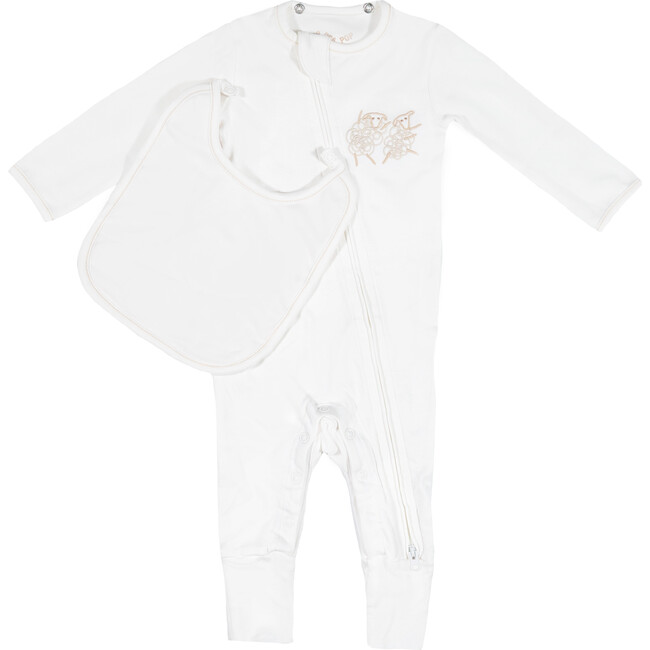 The Babysuit with Bib, Silly Sheep - Onesies - 1