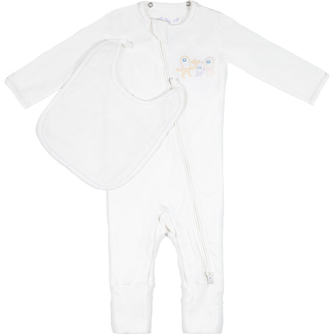 The Babysuit with Bib, On-Point Octopi