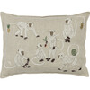 Monkey Business Pillow, Natural - Decorative Pillows - 1 - thumbnail