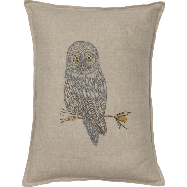 Great Grey Owl Pillow - Decorative Pillows - 1