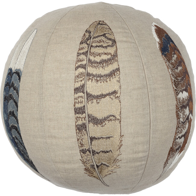 Feather Sphere Pillow - Decorative Pillows - 4