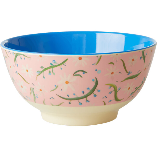 Medium Melamine Bowl, Daisies