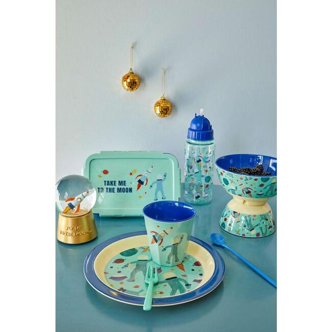 Melamine Kids Lunch Plate, Space