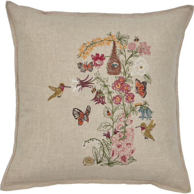 Hummingbird Vine Pillow