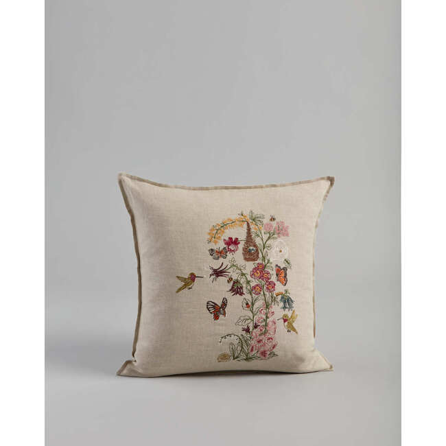 Hummingbird Vine Pillow - Decorative Pillows - 2