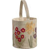 Blooms Linen Bucket Tote - Accents - 1 - thumbnail