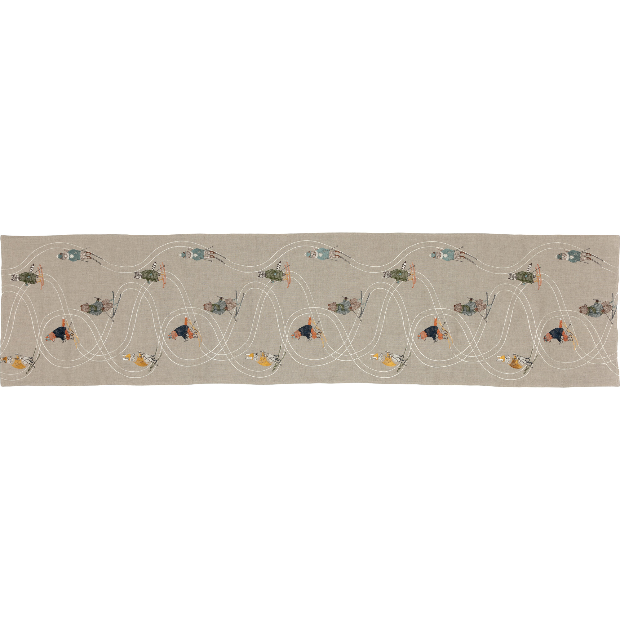 Downhill Skiers Table Runner - Tabletop - 1