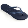 Slim Flip Flops, Navy - Sandals - 2