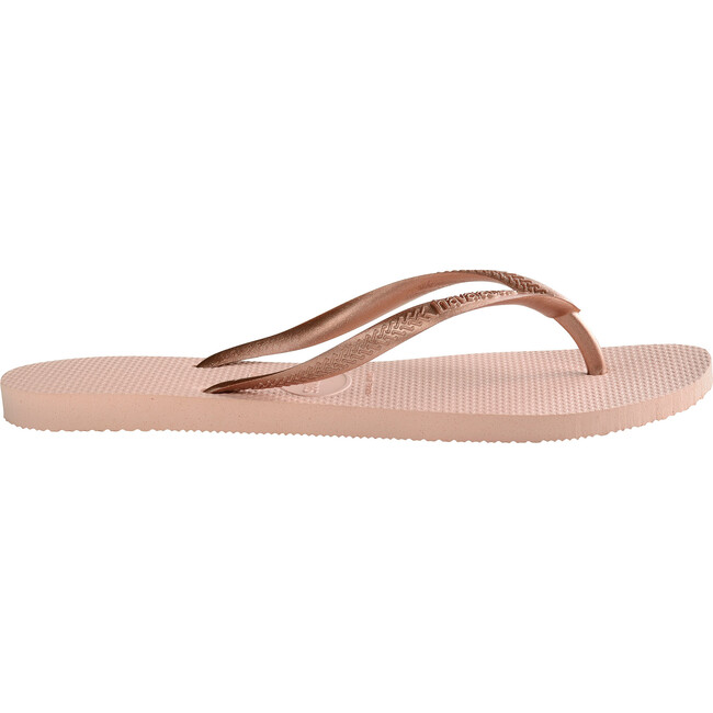 Slim Flip Flops, Rose Gold - Sandals - 3