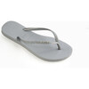 Slim Glitter Flip Flops, Ice Grey - Sandals - 2
