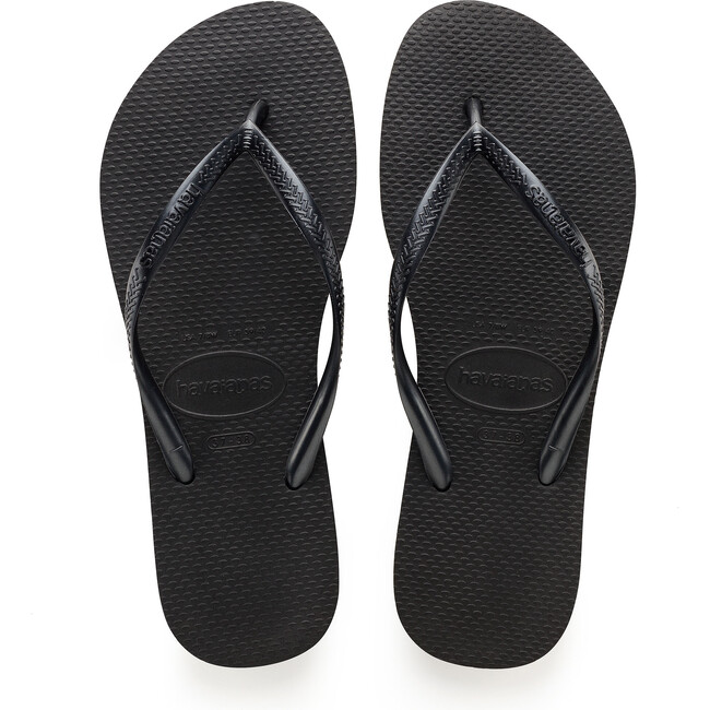 Slim Flip Flops, Black