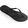 Slim Flip Flops, Black - Sandals - 2 - thumbnail