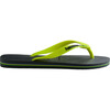 Mens Brazil Logo Flip Flops, New Graphite - Sandals - 3 - thumbnail
