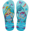 Kids Slim Princess Flip Flops, Sky Blue - Sandals - 1 - thumbnail
