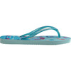 Kids Slim Princess Flip Flops, Sky Blue - Sandals - 3