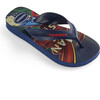 Kids Max Heroes Flip Flops, Navy & Navy - Sandals - 2