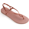 Kids Luna Flip Flops, Crocus Rose - Sandals - 2