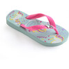 Kids Fantasy Flip Flops, Blue & Pink - Sandals - 2