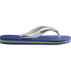 Kids Brazil Logo Flip Flops, Marine Blue - Sandals - 3