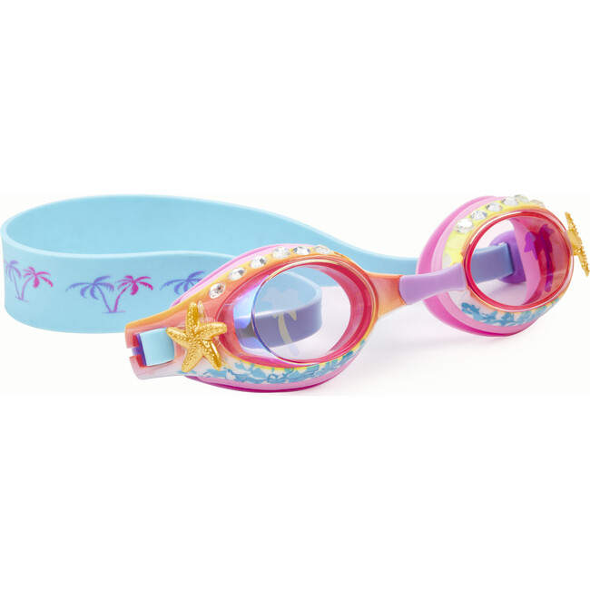 Island Hopping Swim Goggles, Private cabana Blue - Goggles - 1