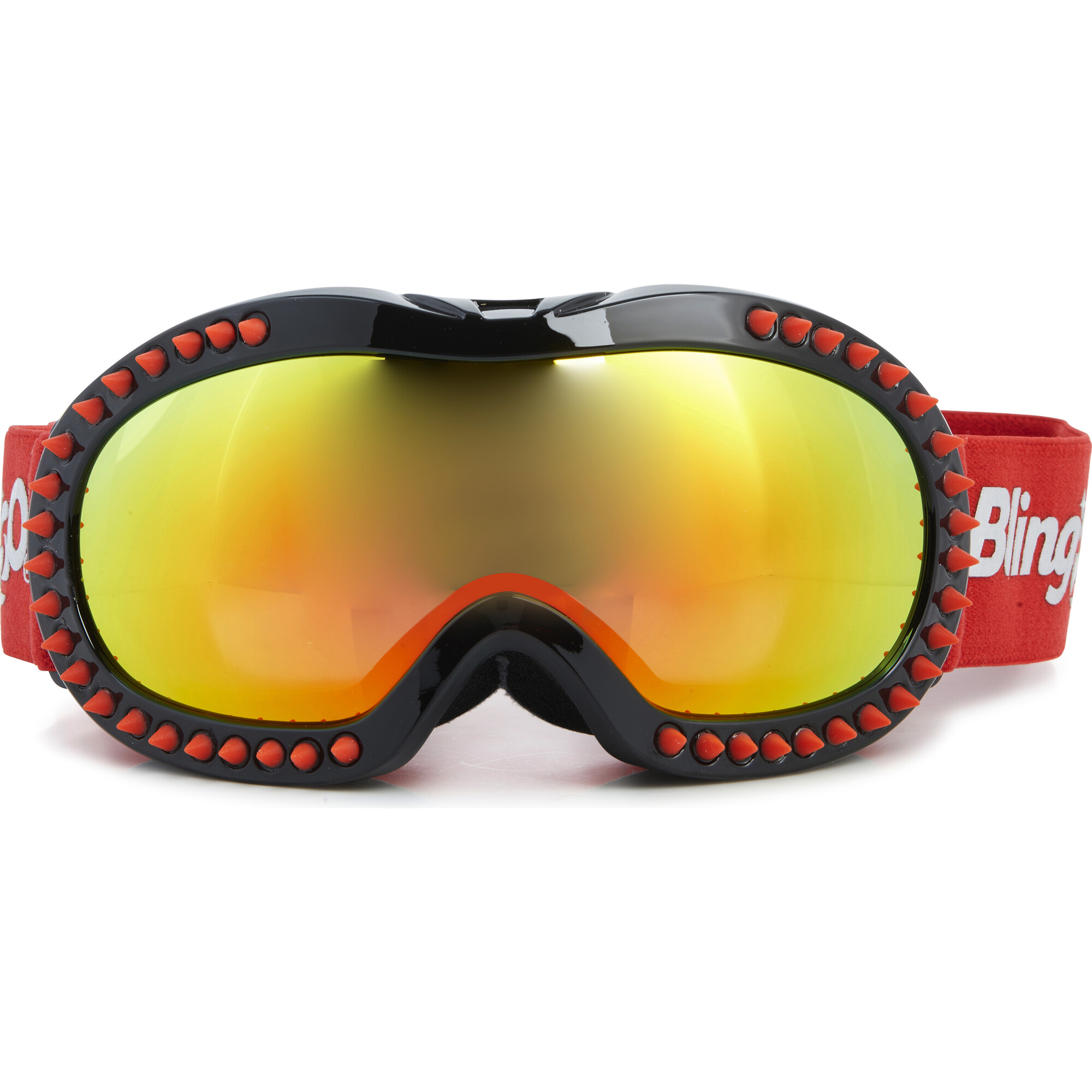 Bling2o Red Spike Polarized Snow Goggles