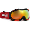 Red Spike Black Frame Ski Goggle - Ski Goggles - 2