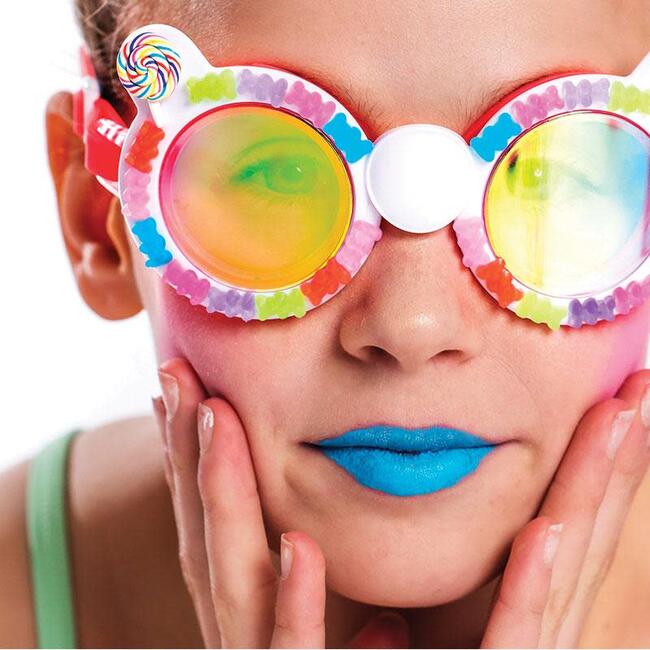 Sugar Rush Gummy Bear Goggles, Rainbow Rock Candy - Goggles - 2