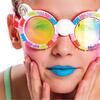 Sugar Rush Gummy Bear Goggles, Rainbow Rock Candy - Goggles - 2
