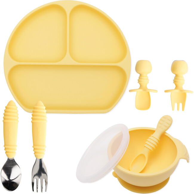 Growing with Bumkins Silicone Set, Pineapple