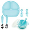 Growing with Bumkins Silicone Set, Blue - Food Storage - 1 - thumbnail