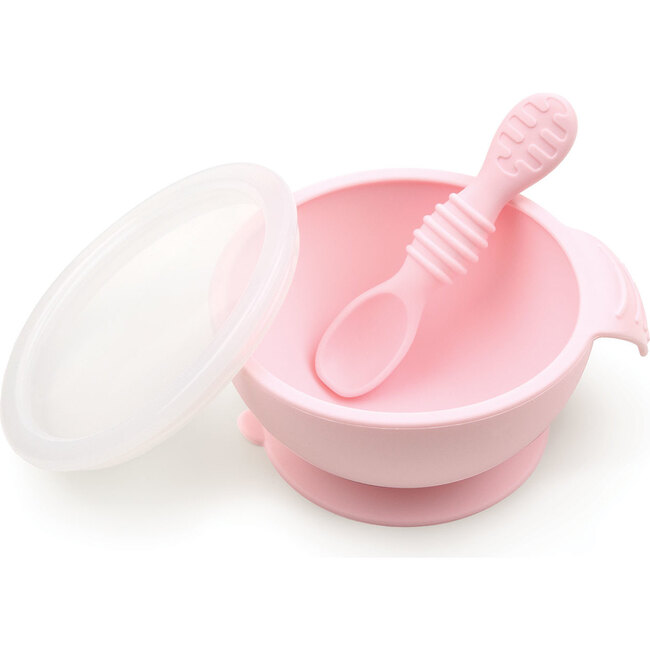 Growing with Bumkins Silicone Set, Pink - Tableware - 3