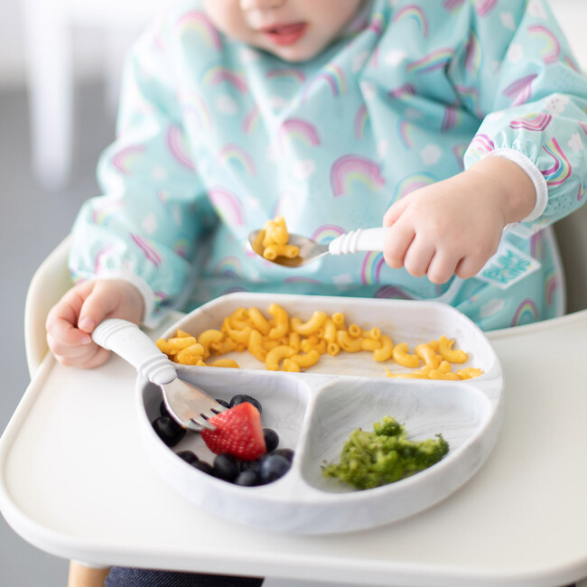 Growing with Bumkins Silicone Set, Marble - Tableware - 6
