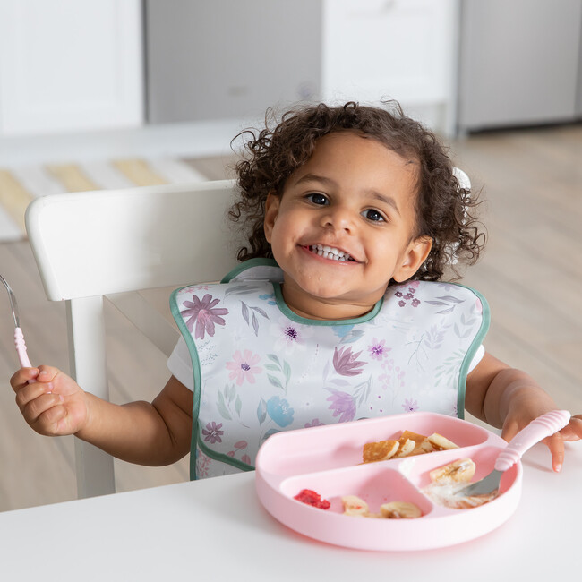 Growing with Bumkins Silicone Set, Pink - Tableware - 7