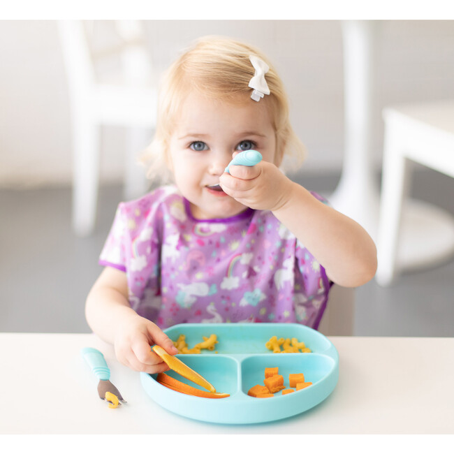 Growing with Bumkins Silicone Set, Blue - Tableware - 8