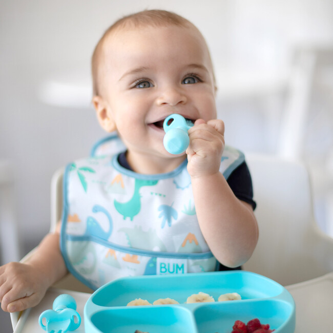 Growing with Bumkins Silicone Set, Blue - Tableware - 9