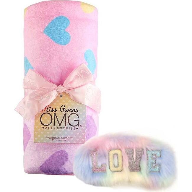 Ombre Love Slumber Party Set, Multi - Mixed Accessories Set - 1