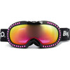 Hot Pink Rhinestone Black Frame Ski Goggle - Ski Goggles - 1 - thumbnail