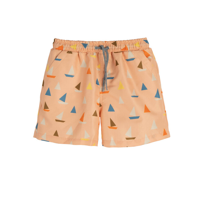 Christopher Swim Trunk, Sherbert Boats - Swim Trunks - 1