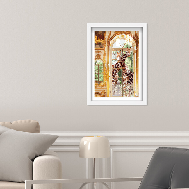 Giraffes Joined For Breakfast - Art - 8